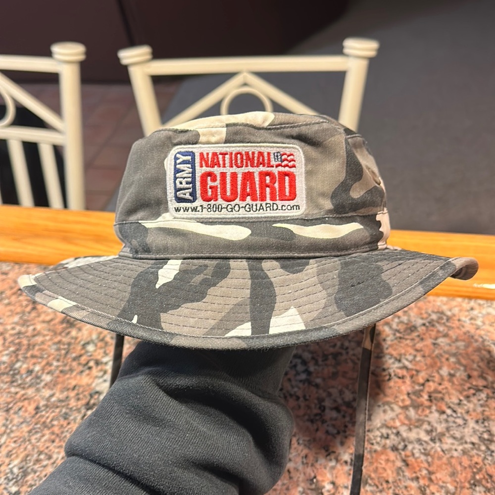 Old school National Guard bucket hat